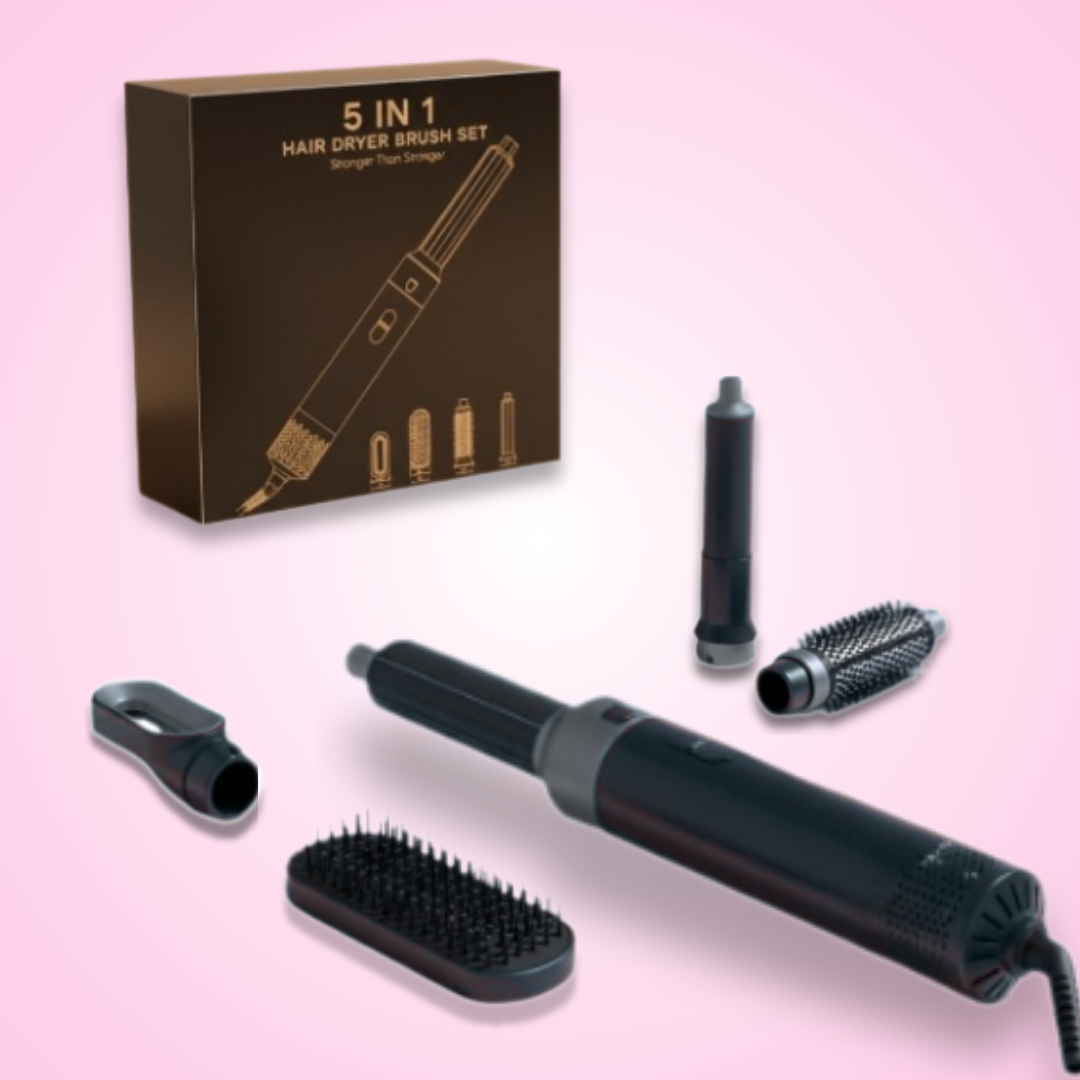 5-in-1 Professional Hot Air Styler – Fast Drying & Effortless Styling