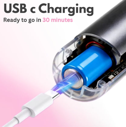 Wireless Hair Straightening Brush 4 Temperature Heated Comb